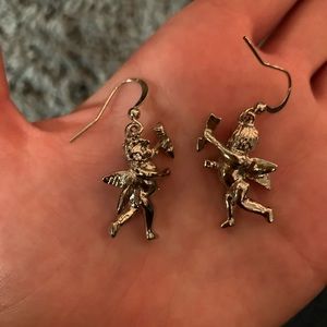 sterling silver cherub earrings!